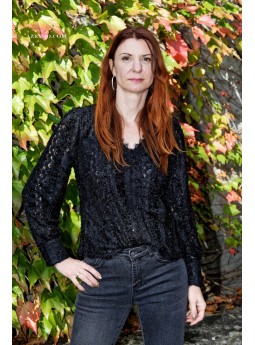 Blouse Dentelle Noire