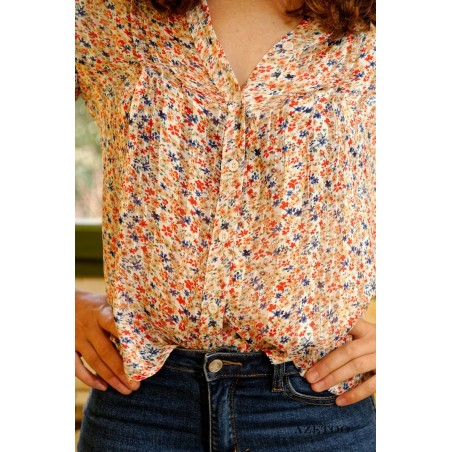Chemise fleurie liberty femme | AZETOO
