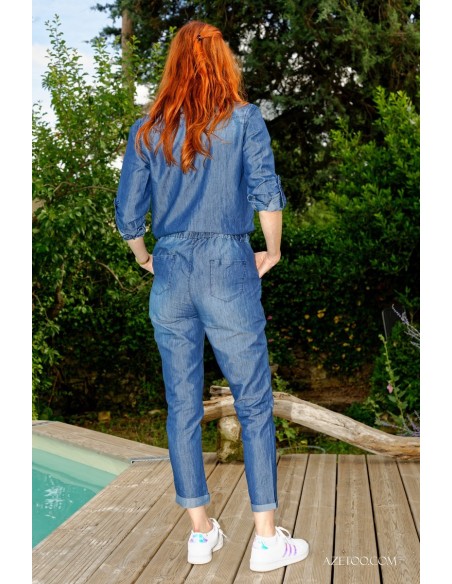 Combinaison jeans femme | AZETOO