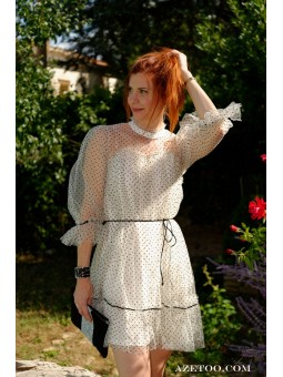 Robe en Tulle Dentelle...