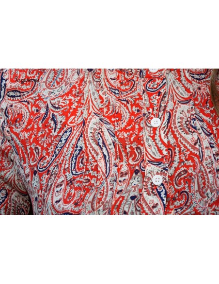 Chemise cachemire rouge femme | AZETOO