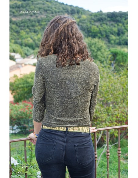 Top pailleté or femme | AZETOO