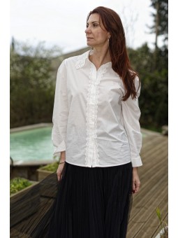 Chemise Victorine en coton...