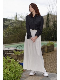 Chemise Victorine en coton...