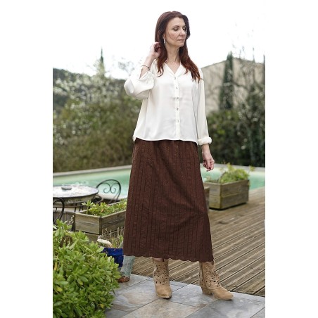Blouse ample col tunisien femme | AZETOO