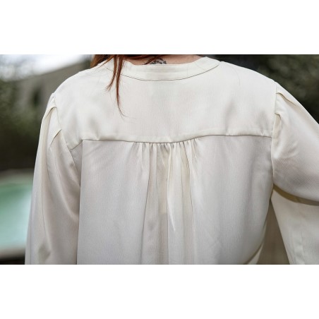 Blouse ample col tunisien femme | AZETOO