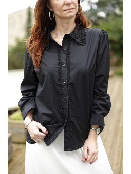 Chemise Victorine en coton...