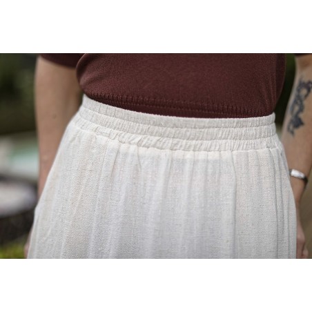 Jupe longue fluide avec poches femme | AZETOO